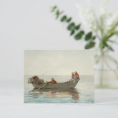 スリーボーイズドリーロブスターポットウィンスローホーマー ポストカード (スタンド正面)