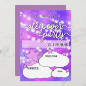 スリーポかわいらしーバーバースデーパーティー 招待状 (正面/裏面)