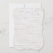 スリーポバーザスターズテペネイビー金ゴールド誕生日 招待状 (裏面)