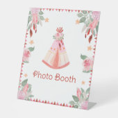 スリーポバースランバーパーティーガールピンクテペ誕生日 台座サイン (正面)