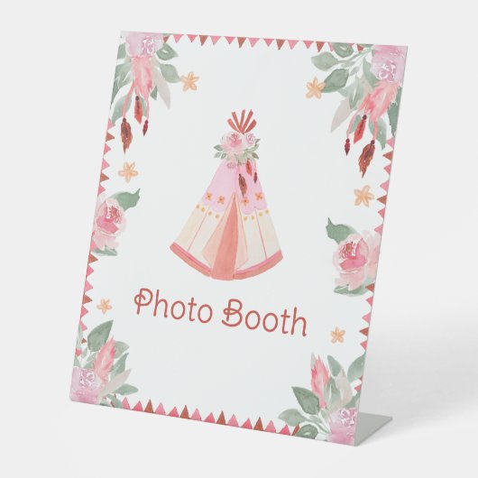 スリーポバースランバーパーティーガールピンクテペ誕生日 台座サイン (正面)