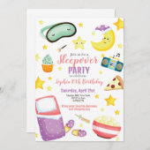 スリーポバースランバーパーティーガール誕生日 招待状 (正面/裏面)