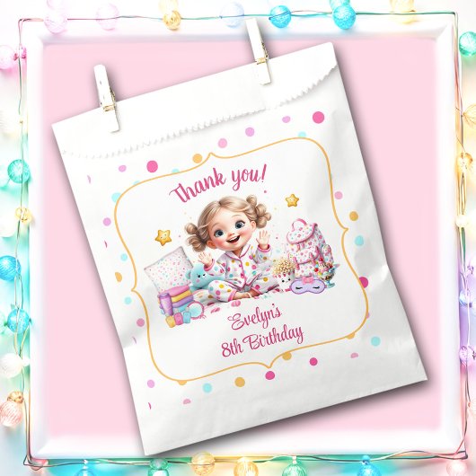 スリーポバースランバーパーティーピンクカワイガール水玉模様 フェイバーバッグ