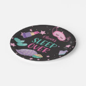 スリーポバースランバーパーティーピンクパープルトゥイーン紙pl ペーパープレート (アングル)