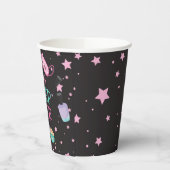 スリーポバースランバーパーティーピンクパープルトゥイーン紙pl 紙コップ (左)