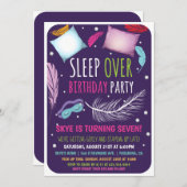 スリーポバースランバーパーティー誕生日招待状 招待状 (正面/裏面)