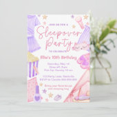 スリーポバースランバーパーティー誕生日招待状 招待状 (スタンド正面)