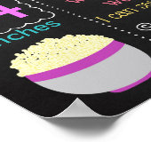 スリーポバースランバーパーティー誕生日黒板 ポスター (角)