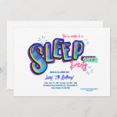 スリーポバーバースデーパーティー 招待状 (正面/裏面)