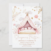 スリーポバーバースデーパーティー 招待状 (正面)