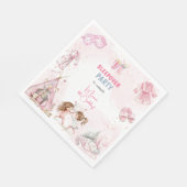 スリーポバーパジャマ子供の誕生日パーティー スタンダードランチョンナプキン (角)