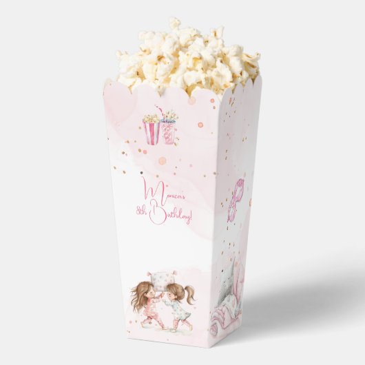 スリーポバーパジャマ子供の誕生日パーティー フェイバーボックス (はじけた状態)