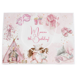 スリーポバーパジャマ子供の誕生日パーティー ラージペーパーバッグ