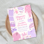 スリーポバーパーティー誕生日招待状 招待状