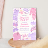 スリーポバーパーティー誕生日招待状 招待状