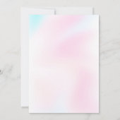 スリーポバー誕生日パンパーパーティー誕生日 招待状 (裏面)