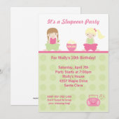 スリーポーバーパーティの招待状 招待状 (正面/裏面)