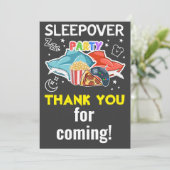 スリーポーバーボーイサンキューカード-スリーポーバー誕生日 サンキューカード (スタンド正面)