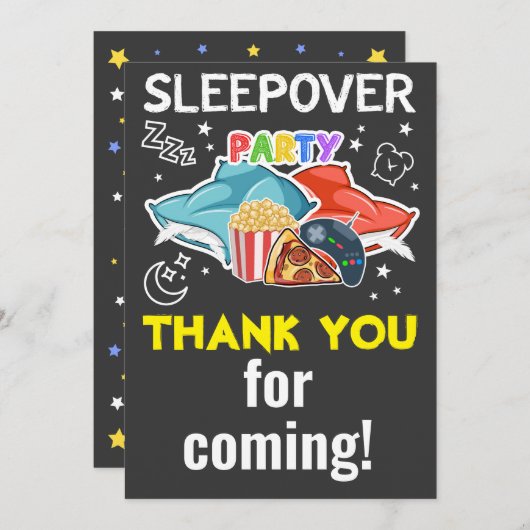 スリーポーバーボーイサンキューカード-スリーポーバー誕生日 サンキューカード (正面/裏面)