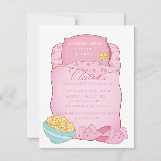 スリーポーバー招待状 招待状 (正面)