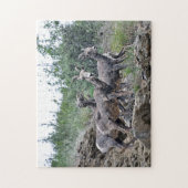 スリーマウンテンヤートオンロックスデザインジグソーパズル ジグソーパズル (縦)