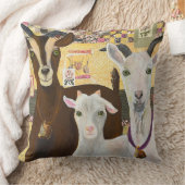 スリーヤギ装飾用クッション クッション (ブランケット)