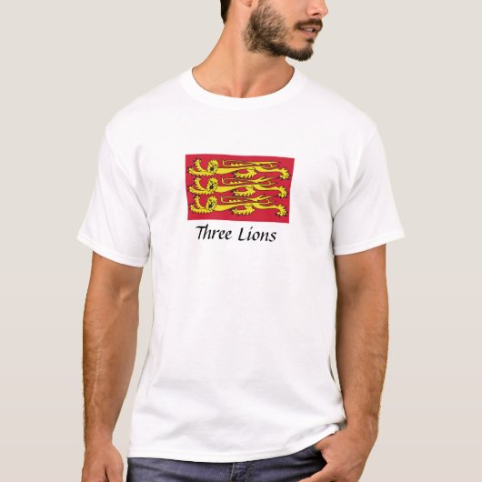 スリーライオンイングランド標準 Tシャツ (正面)