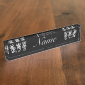 スリーリザーズサンダーコーブサウスウエストスタイル デスクネームプレート (側面)