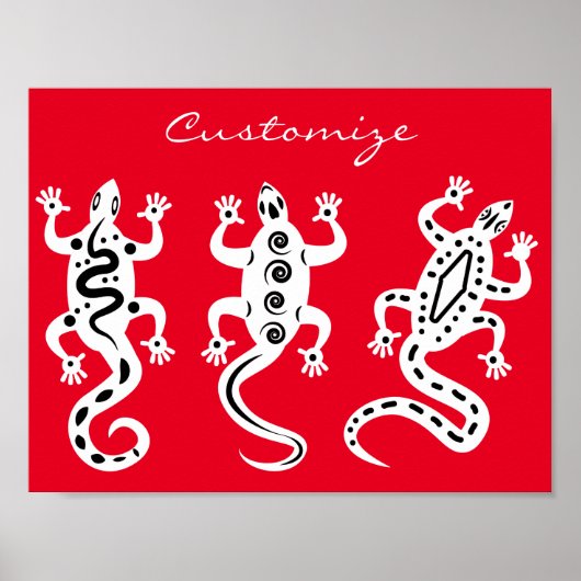 スリーリザードサンダー_コーブサウスウエストスタイル ポスター (正面)