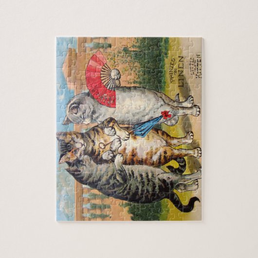 スリーリトルキッチンマザーグースイラストレーション ジグソーパズル (縦)