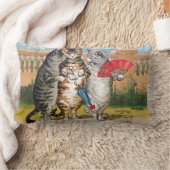 スリーリトルキッチンマザーグースイラストレーション ランバークッション (ブランケット)