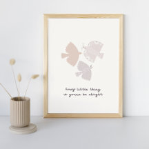 スリーリトルバーズソングニュートラルベッドルームアートプリント