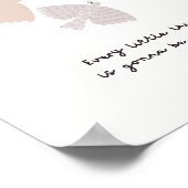 スリーリトルバーズソングニュートラルベッドルームアートプリント ポスター (角)