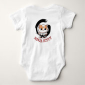 スリーリトル忍者猫ちゃん ベビーボディスーツ (裏面)