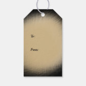 スリーレッドフォキシキツネ誕生日 ギフトタグ (裏面)