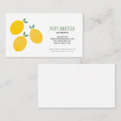 スリーレモンエッセンシャル油 名刺 (正面/裏面)