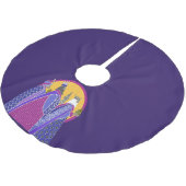 スリーワイズメンクリスマス ブラッシュドポリエステルツリースカート (アングル)