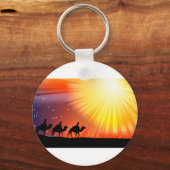 スリーワイズメンズキーチェーン キーホルダー (正面)