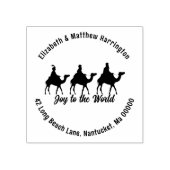 スリーワイズメンズクリスマスジョイラウンド差出人住所 ラバースタンプ (インプリント)