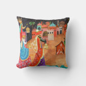 スリーワイズメンズクリスマスホリデー クッション (正面)