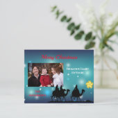 スリーワイズメンズファミリーポートレートグリーティングカード シーズンカード (スタンド正面)
