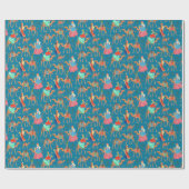 スリーワイズメンロスレイエスマグスクリスマスホリデー ラッピングペーパー (フラット)