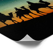 スリーワイズメン後を追ズスタークリスマスホリデー ポスター (角)