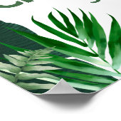 スリーワイルドジャングル子供の誕生日パーティーへようこそ ポスター (角)