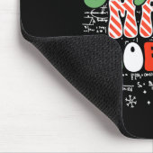 スリー数学の問題数学の先生クリスマス マウスパッド (コーナー)