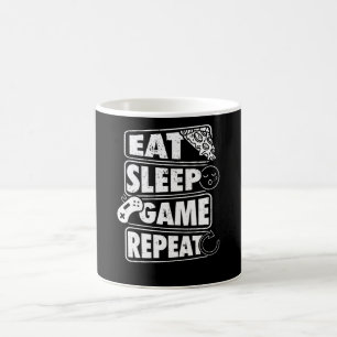 スリー食べプゲームのリピートゲーマーゲームギフト コーヒーマグカップ