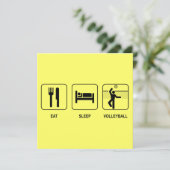 スリー食べプバレーボール招待状 招待状 (スタンド正面)