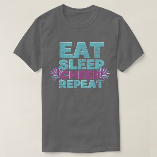 スリー食べプ応援リピートチアリーダー応援 Tシャツ (デザイン正面)