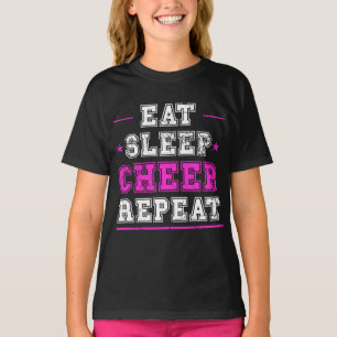スリー食べプ応援リピートチアリーダー Tシャツ