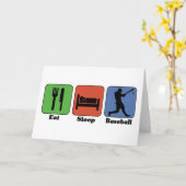 スリー食べプ・ベースボール カード (黄色い花)